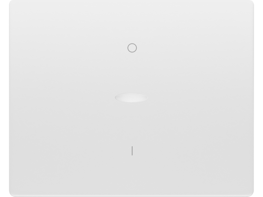 Mega, tecla interruptor bipolar, con señalizador, blanco perla mabe