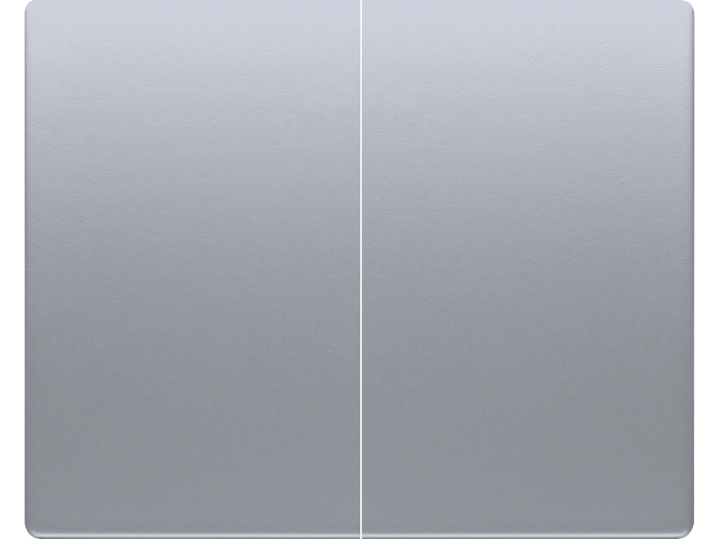 Mega, juego teclas doble interruptor /doble conmuta alumino prusia