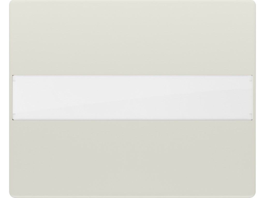 Mega, tecla con difusor portaetiqueta blanco satin