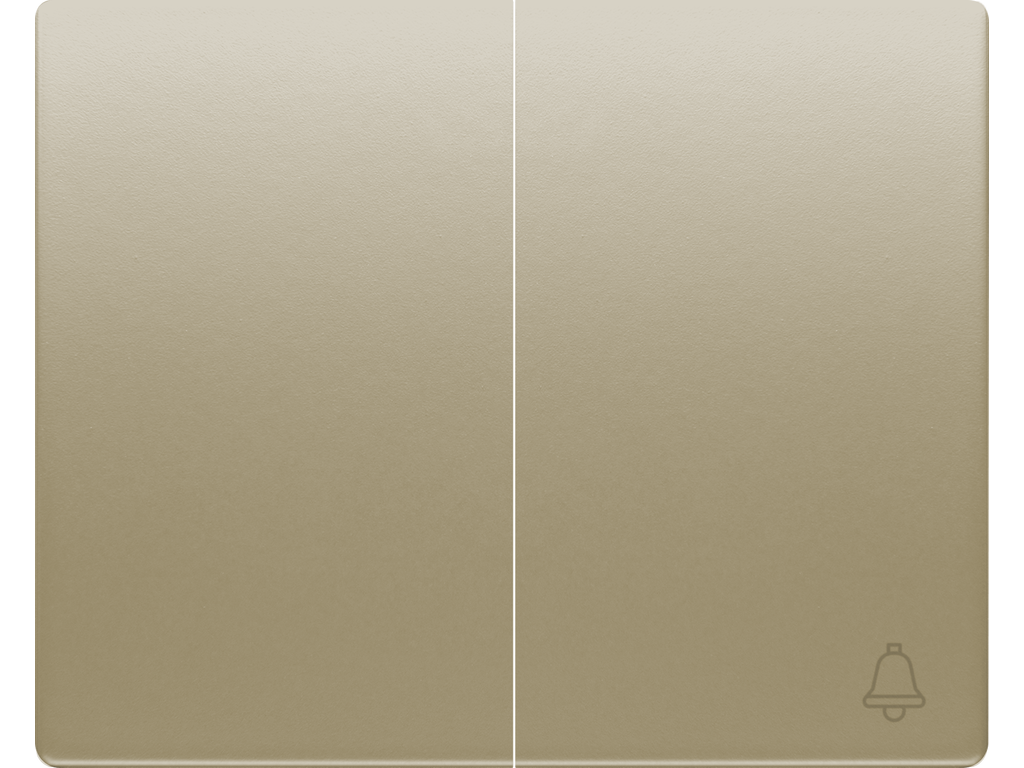 Mega, juego teclas conmutador-pulsador bronce niebla