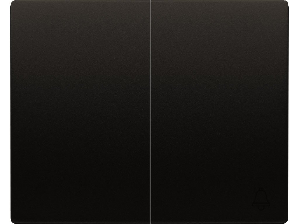 Mega, juego teclas conmutador-pulsador marron samoa