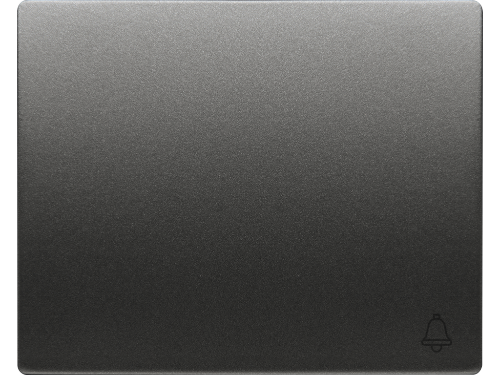 Mega, tecla pulsador timbre, antracita cosso