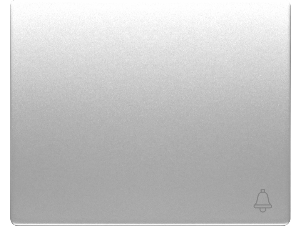 Mega, tecla pulsador timbre aluminio fusion