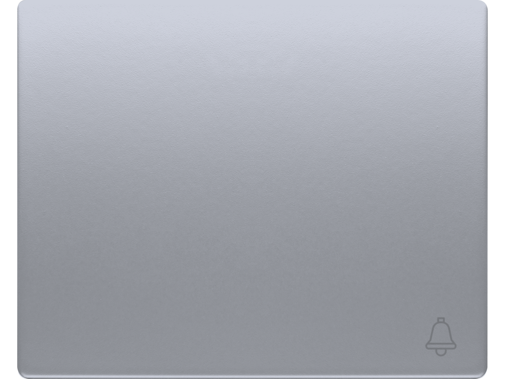 Mega, tecla pulsador timbre alumino prusia