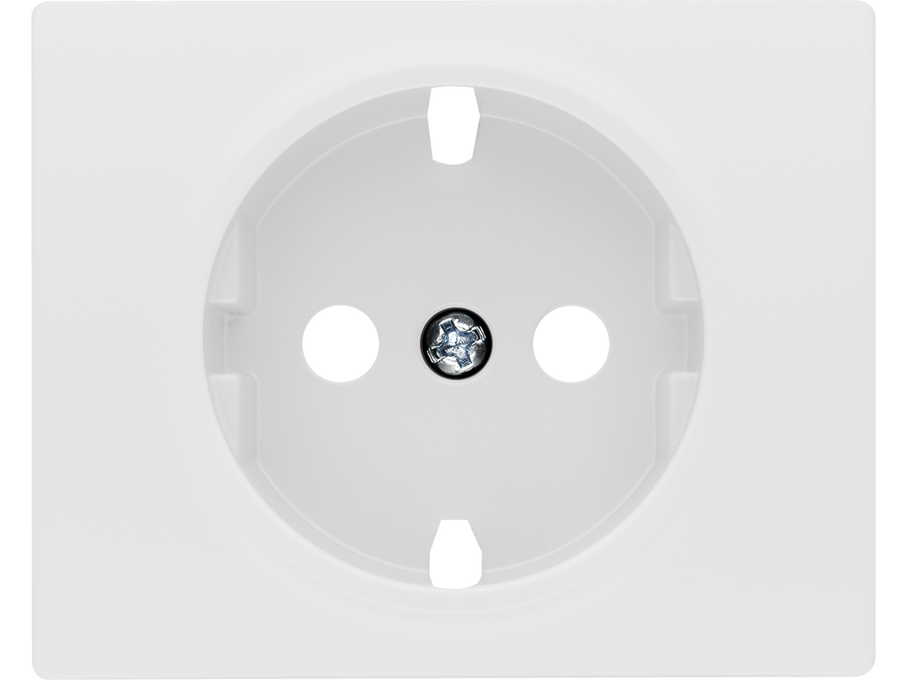 Mega, tapa base enchufe seguridad blanco perla mabe