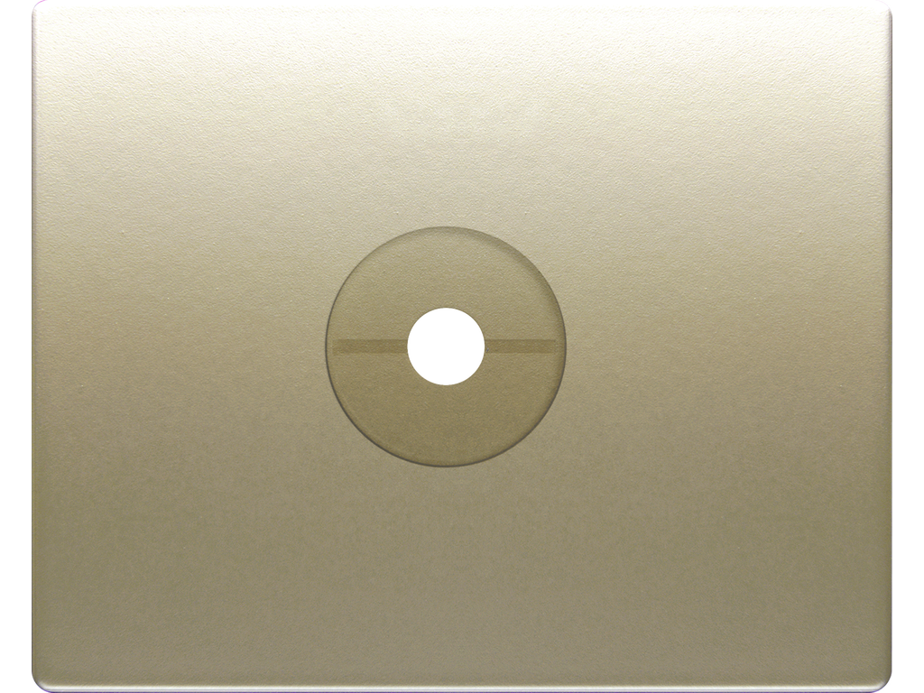 Mega, tapa con clip (cortacircuitos) dorado malta