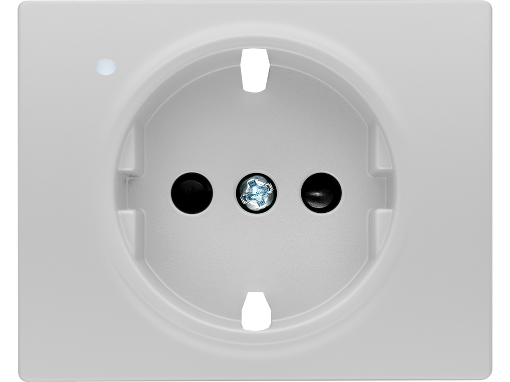 Mega, tapa proteccion de seguridad, difusor, schuko delta, aluminio fusion