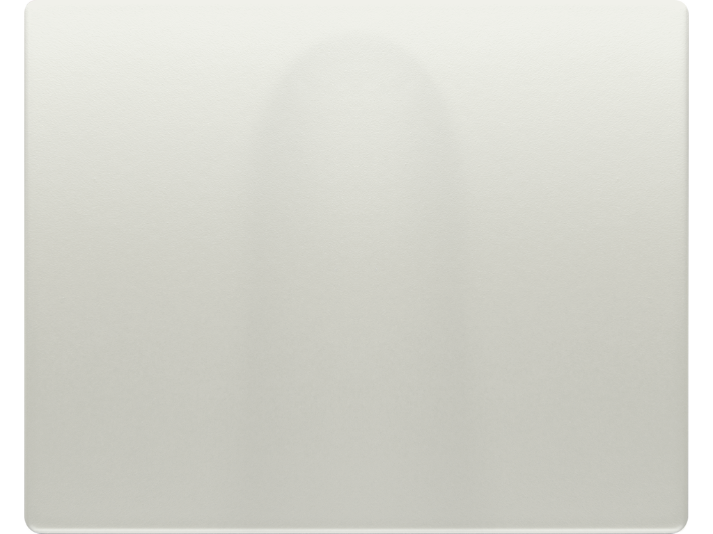 Mega, tapa salida de cables blanco satin