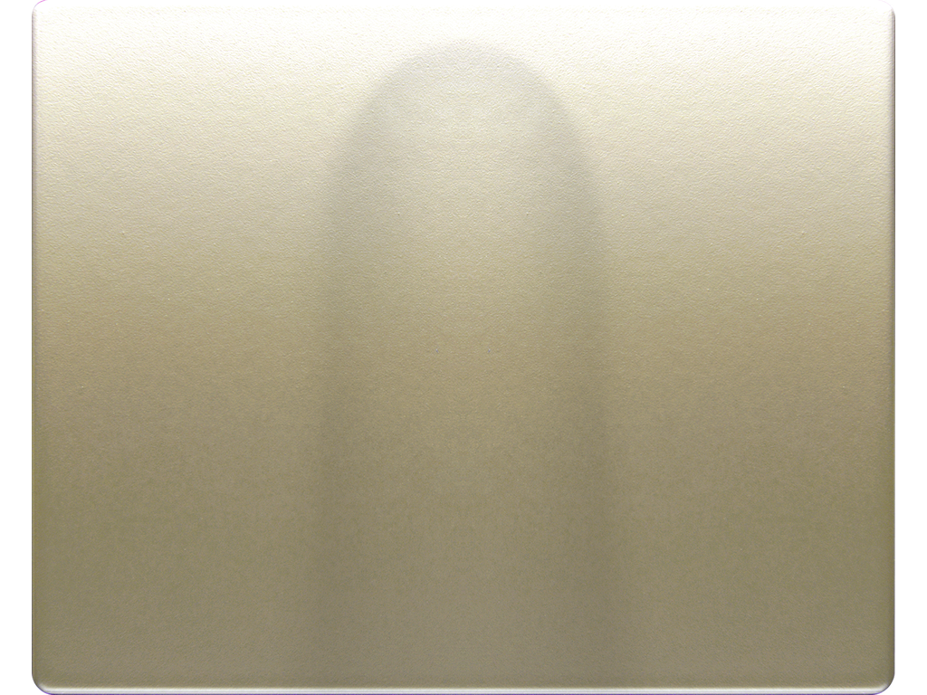 Mega, tapa salida de cables dorado malta