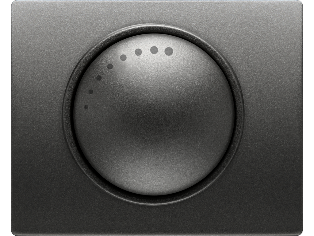 Mega tapa y boton reguladores, antracita cosso