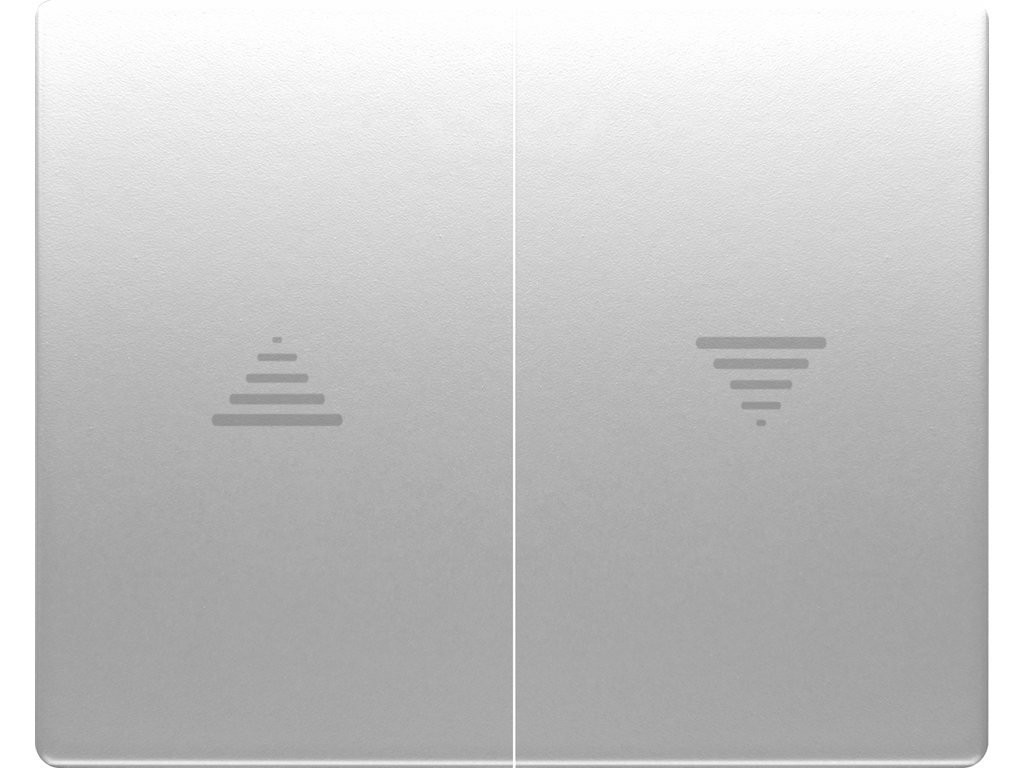 Mega, juego teclas pulsador-interruptor persiana aluminio fusion