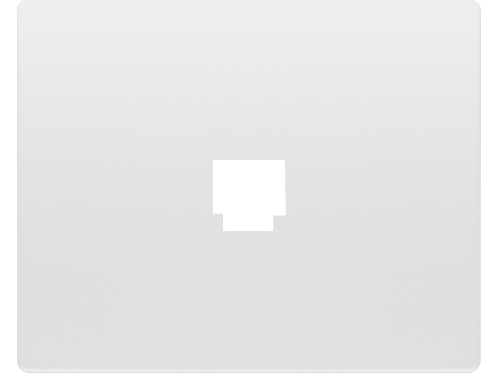 Mega, tapa toma telefono (8 vias rj-45) blanco perla mabe