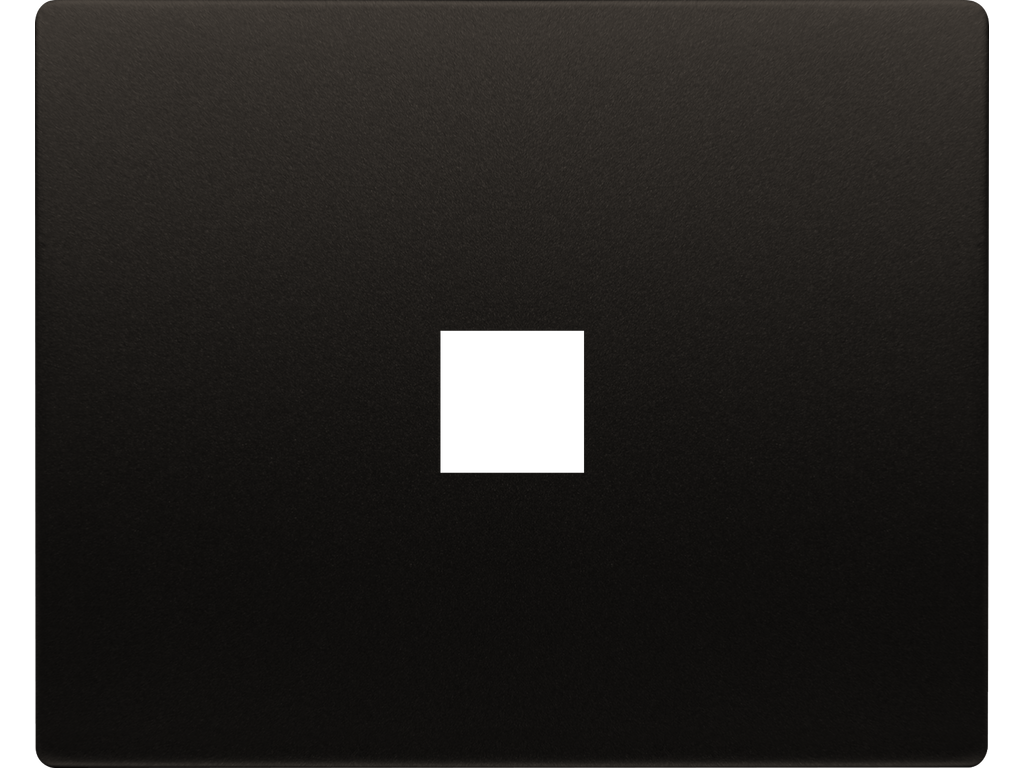 Mega, tapa para toma rca y video marron samoa