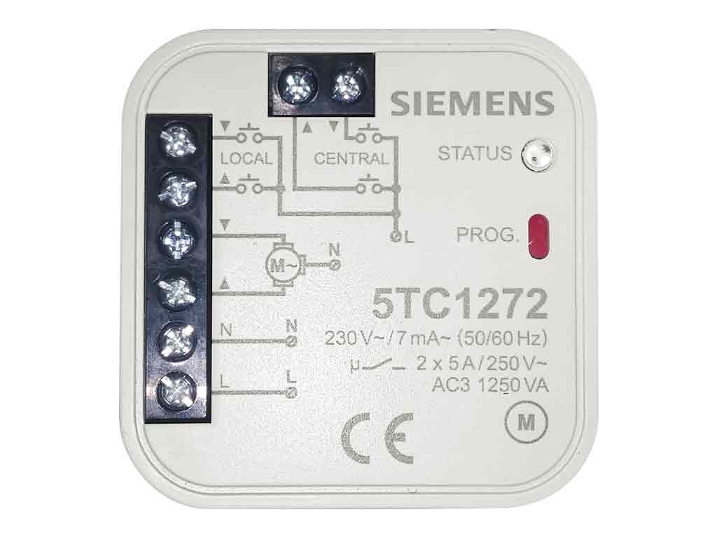 Controlador de persianas para instalación en caja empotrable controlador de persianas para motores mo