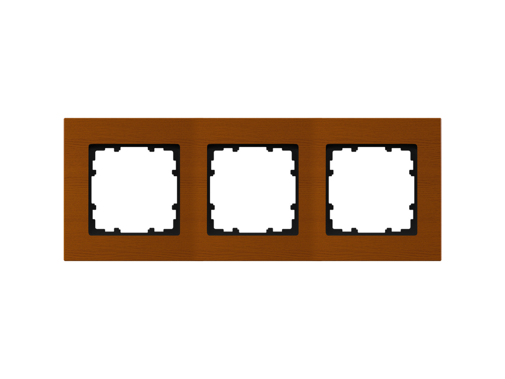 Miro, marco de madera de 3 elementos, cerezo