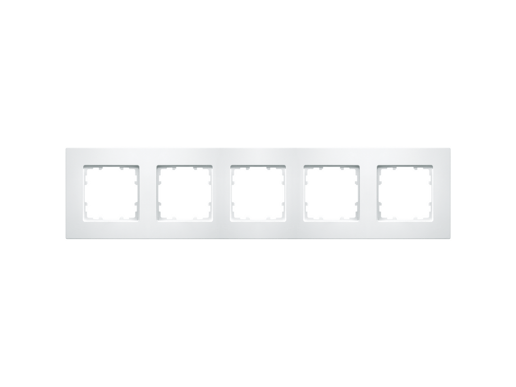 Miro, marco de 5 elementos, blanco polar