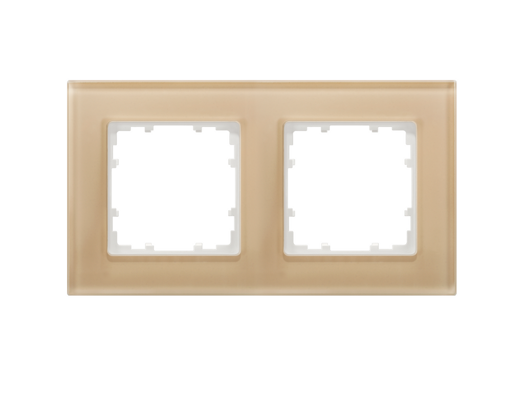 Miro, marco de cristal de 2 elementos, arena