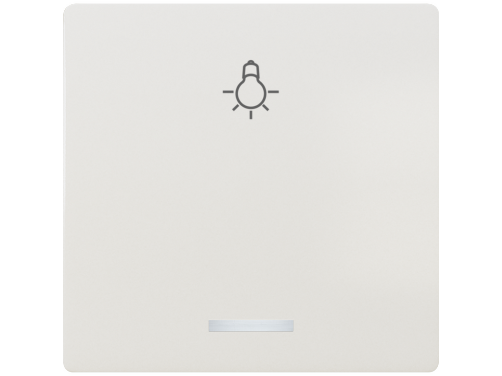 Tecla ancha pulsador luz con difusor