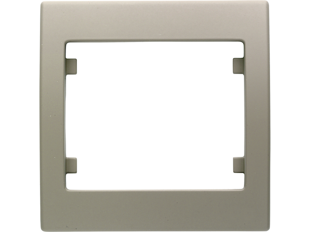 Iris, marco 1 elemento horizontal – vertical, beige cemento