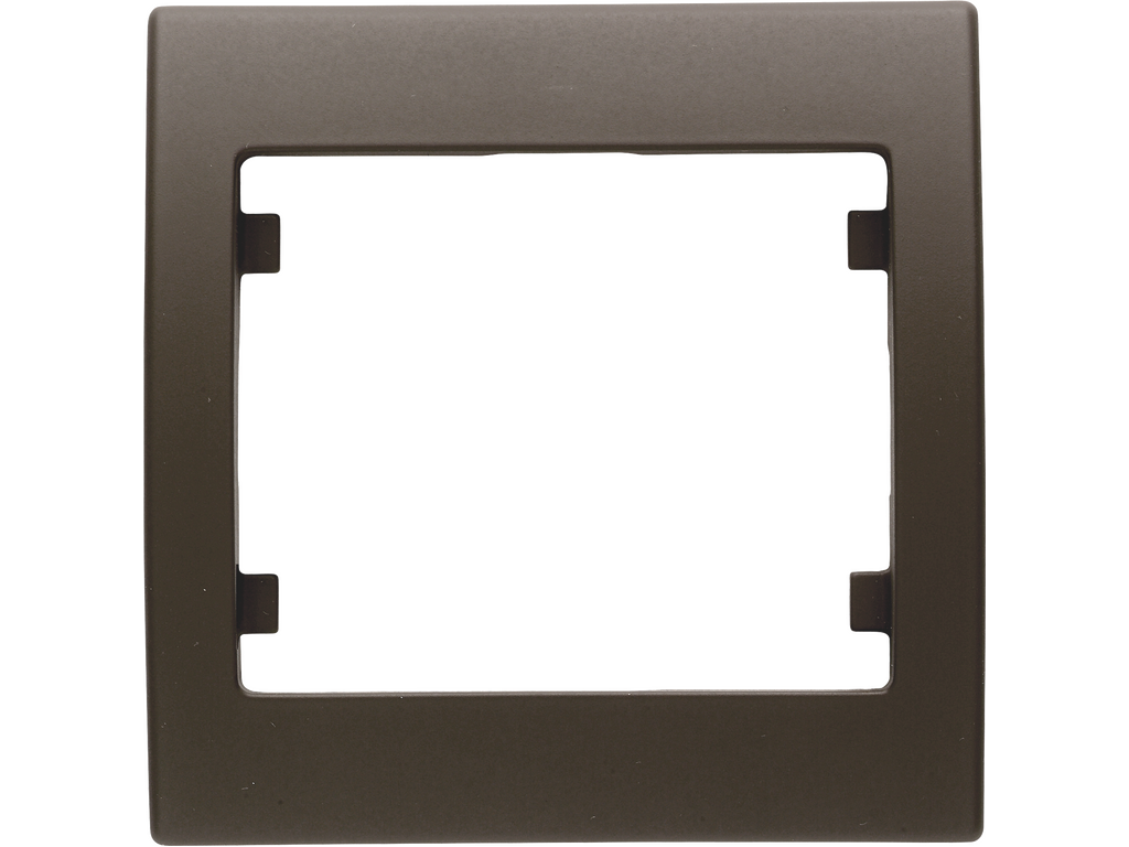 Iris, marco 1 elemento horizontal – vertical, chocolate