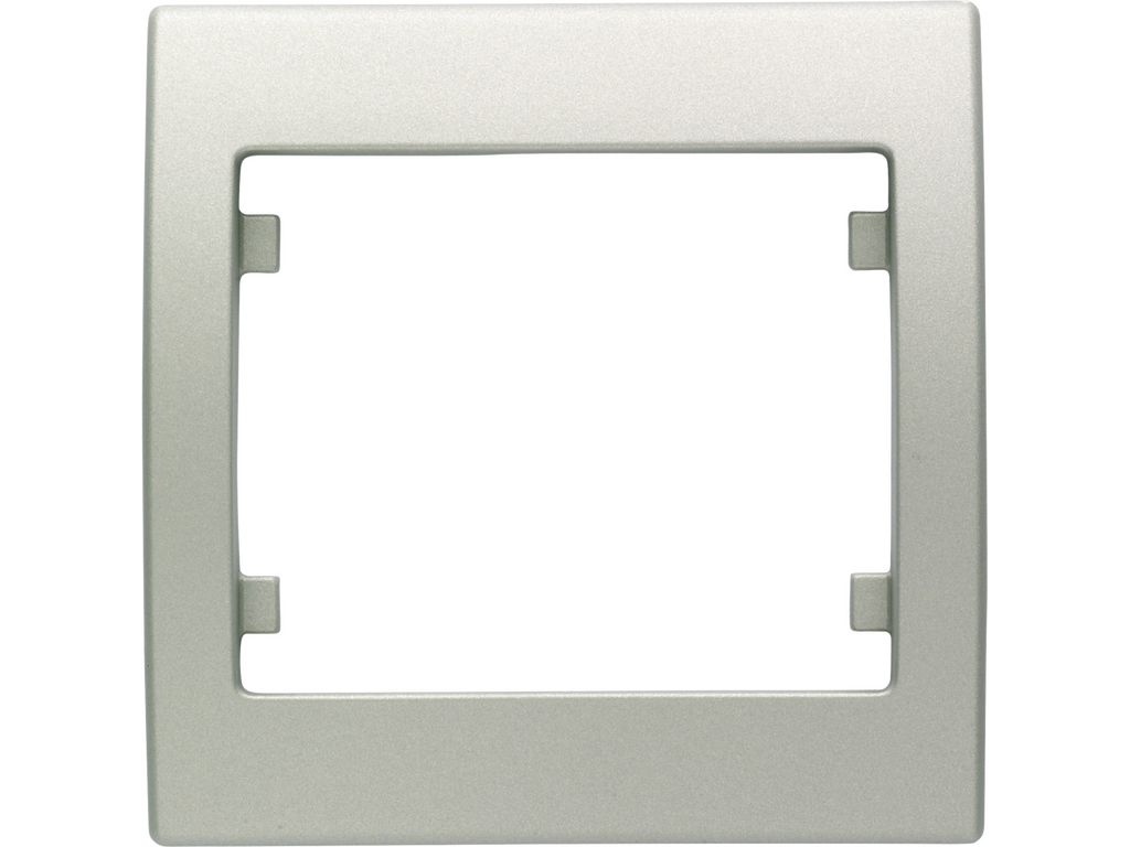 Iris, marco 1 elemento horizontal – vertical, aluminio mercurio