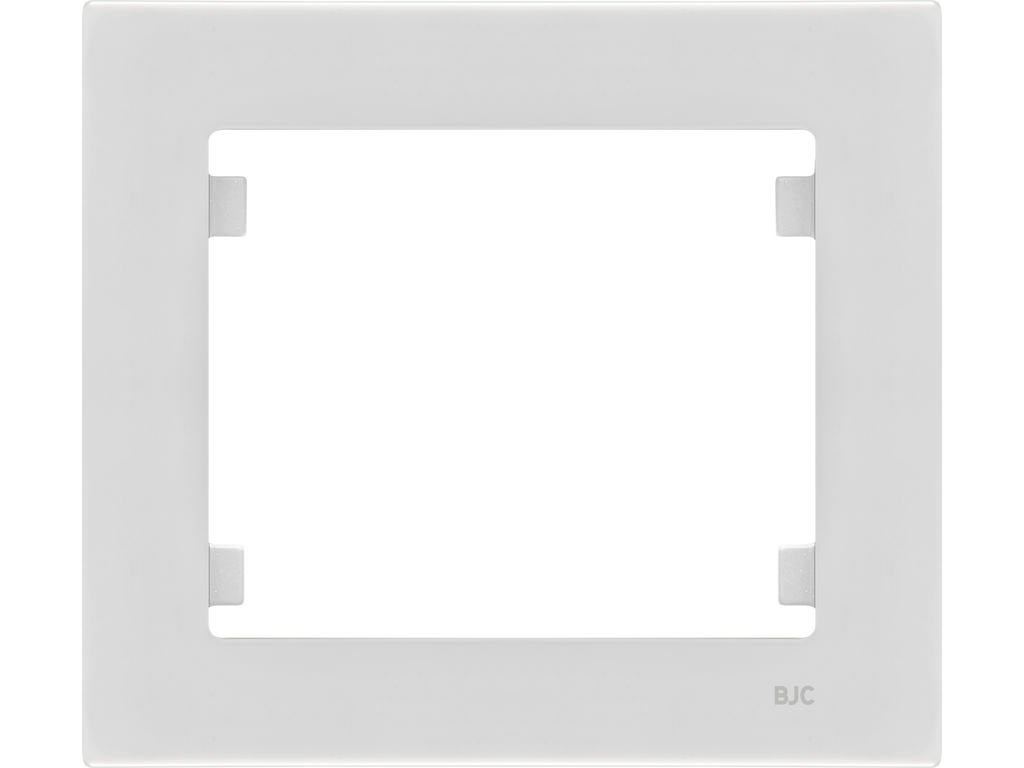 Iris Plus, marco 1 elemento horizontal – vertical, blanco polar