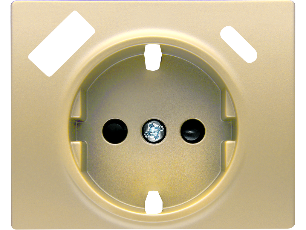 Iris, tapa schuko usb ac, dorado odisea