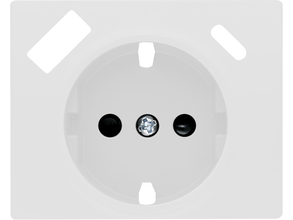 Mega, tapa schuko usb ac, blanco perla