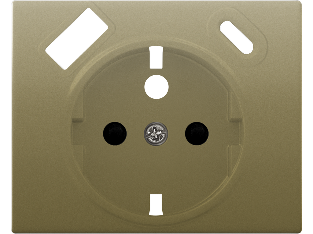 Mega, tapa francesa usb ac, dorado malta