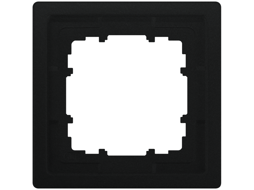 Style, marco de 1 elemento, negro mate