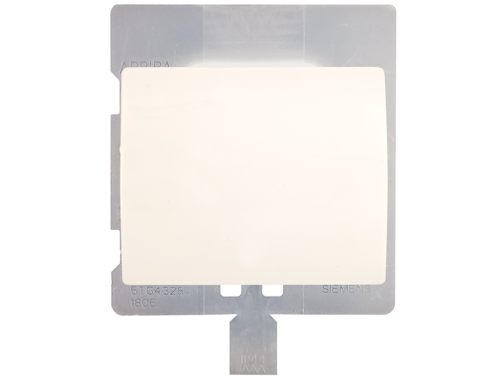 Iris, tecla simple IP44, blanco