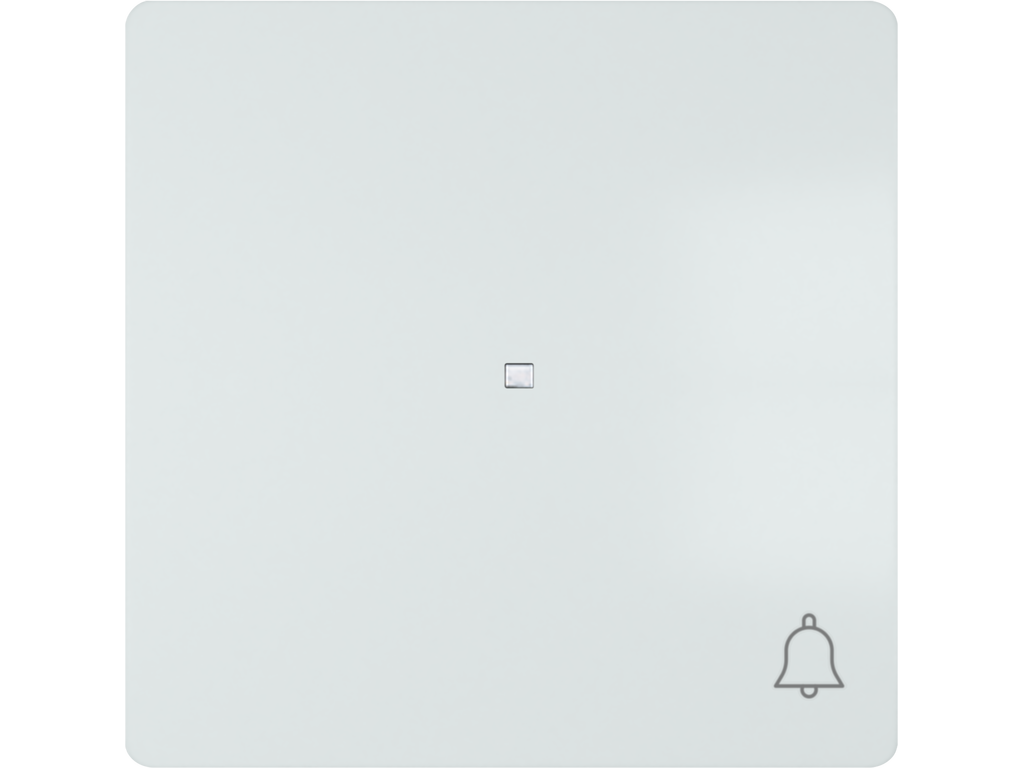 Miro, tecla, símbolo timbre, difuso, Blanco Polar