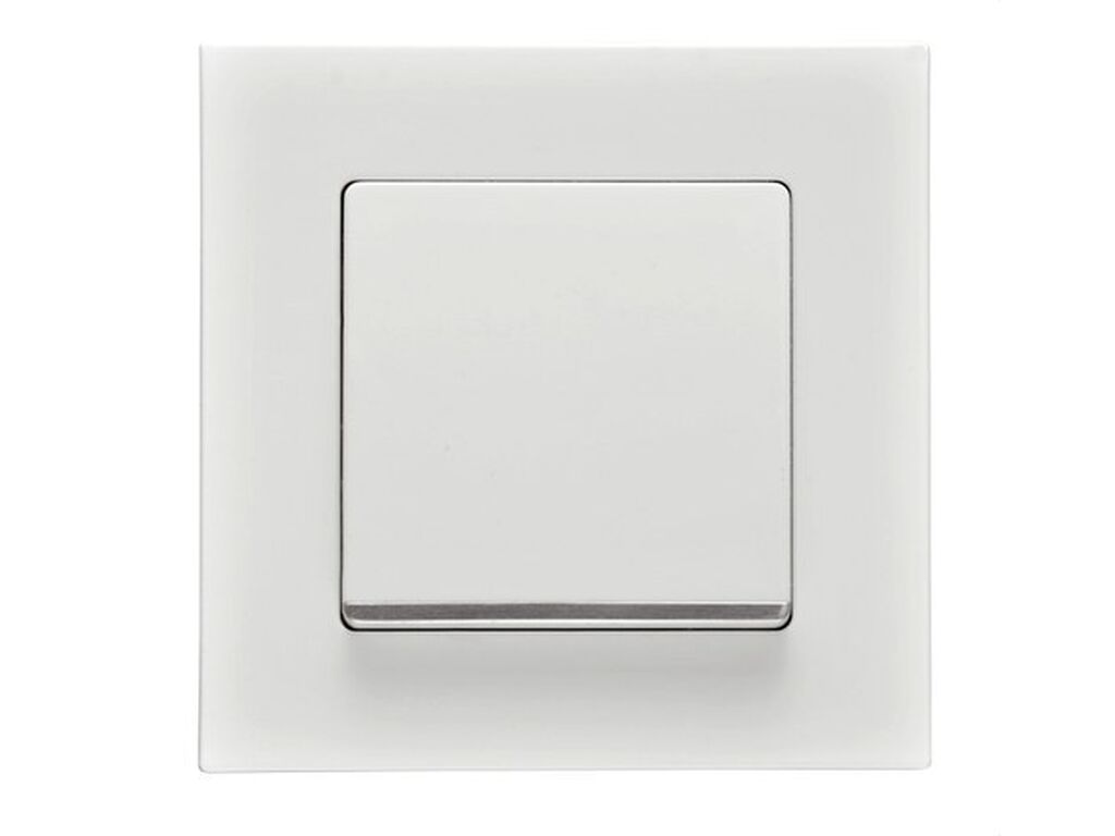 Miro, tecla embellecedor con difusor, Blanco Polar