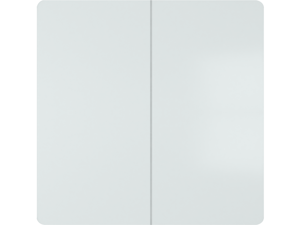 Miro, tecla doble, Blanco Polar