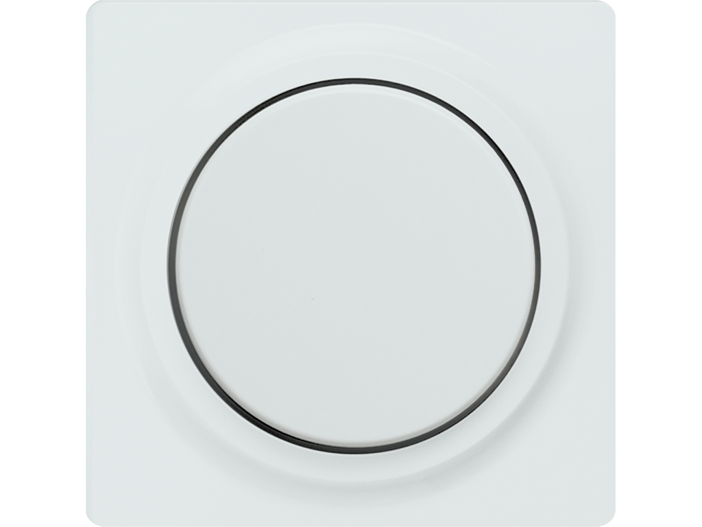 Miro, dimmer cover, polar white