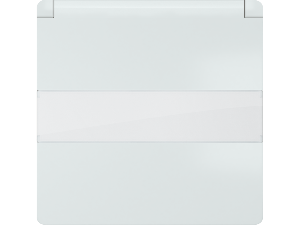 Miro, tapa abatible Schuko, proteccion de seguridad, etiqueta