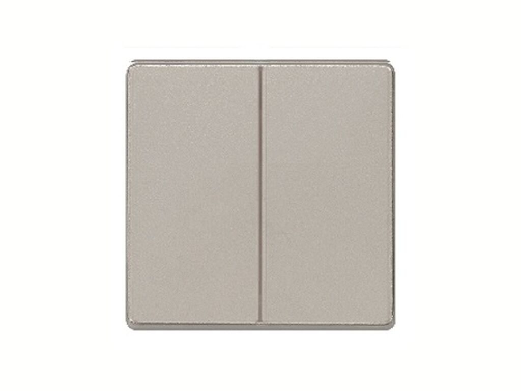 Miro, tecla doble, Aluminio Metalizado