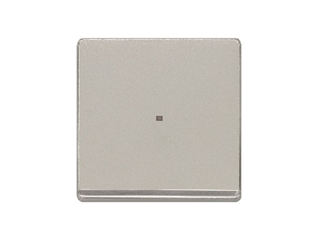 Miro, tecla embellecedor con difusor, Aluminio Metalizado