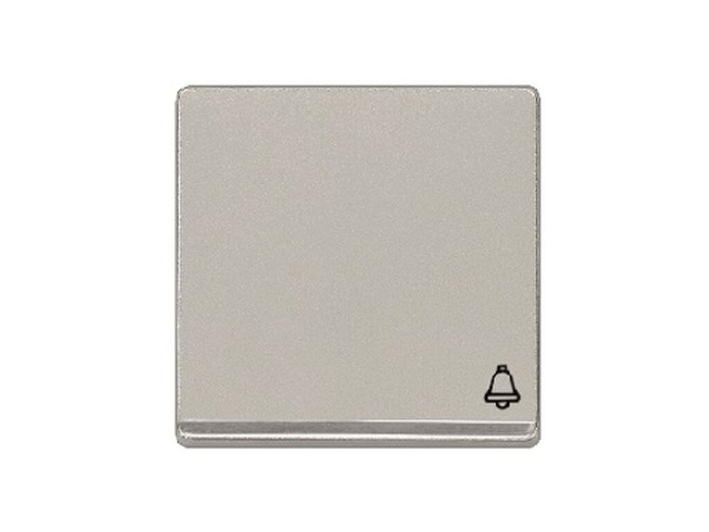 Miro, tecla, símbolo timbre, embellecedor, Aluminio Metalizado