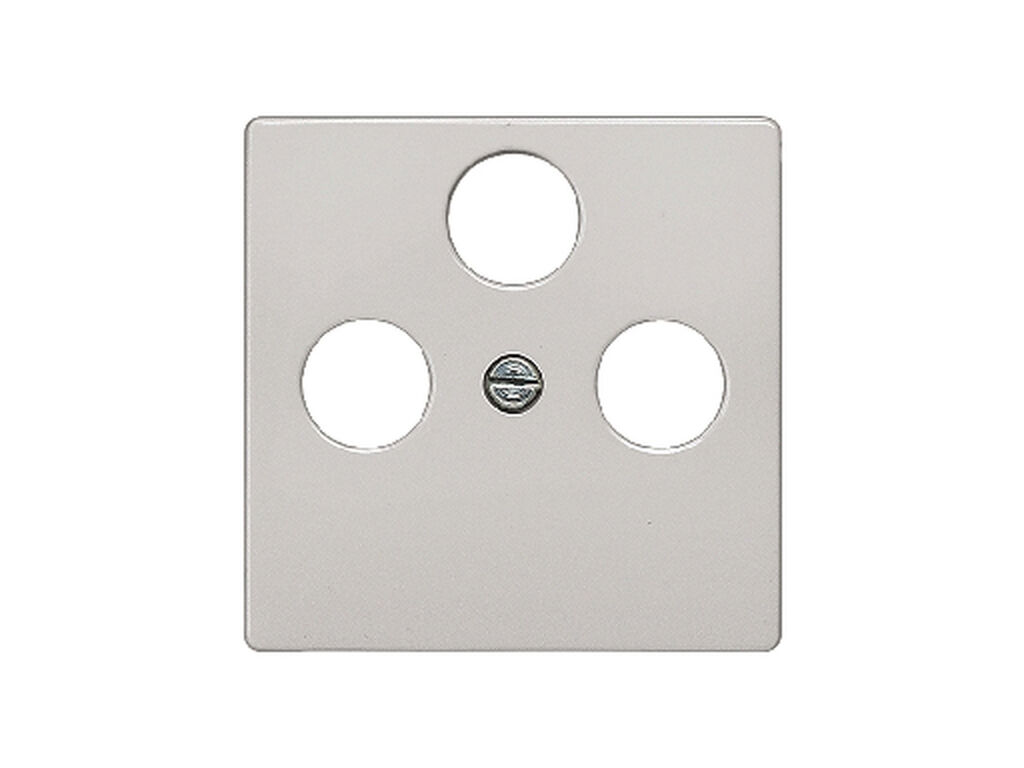 Miro, tapa televisión 3 entradas Aluminio Metalizado