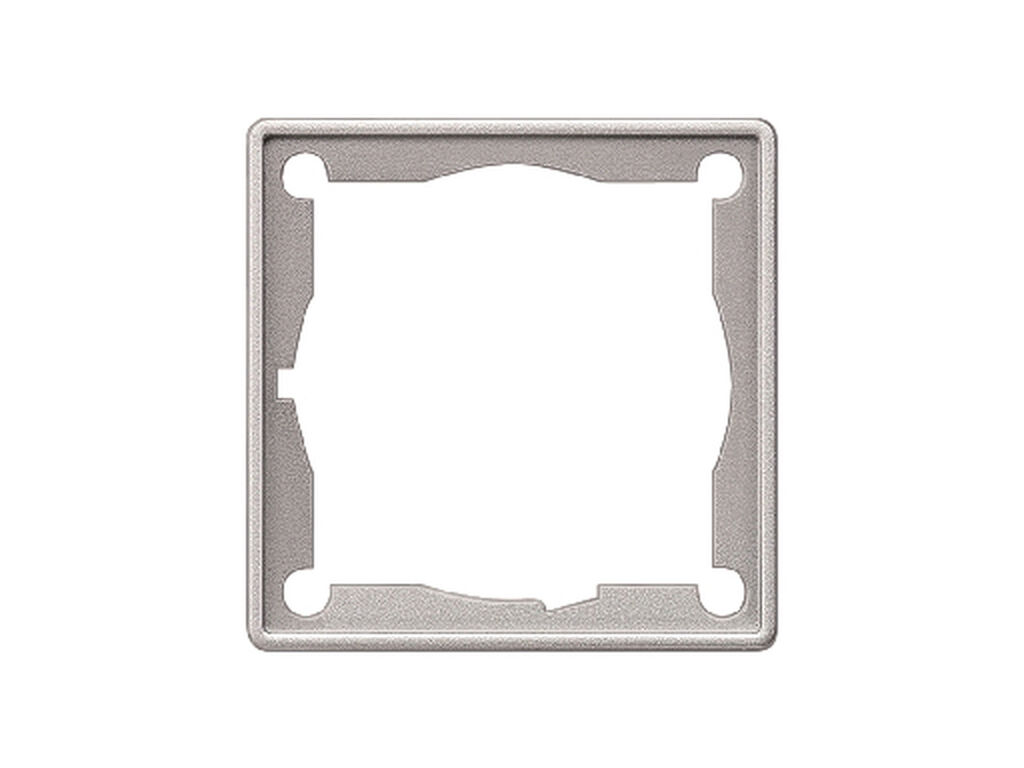 Miro, adaptador 51x51mm, Aluminio Metalizado