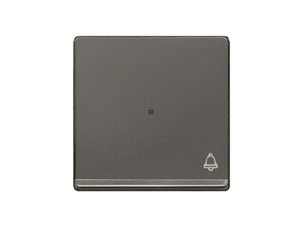 Miro, tecla, símbolo timbre con difusor y embellecedor, Carbono Metalizado