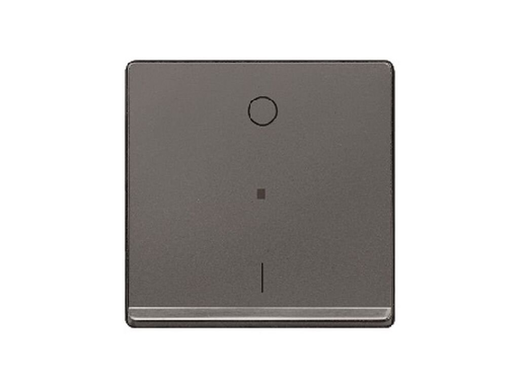 Miro, tecla bipolar difusor y embellecedor, Carbono Metalizado