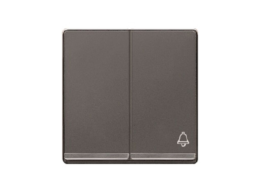 Miro, tecla doble, símbolo timbre, embellecedor, Carbono Metalizado