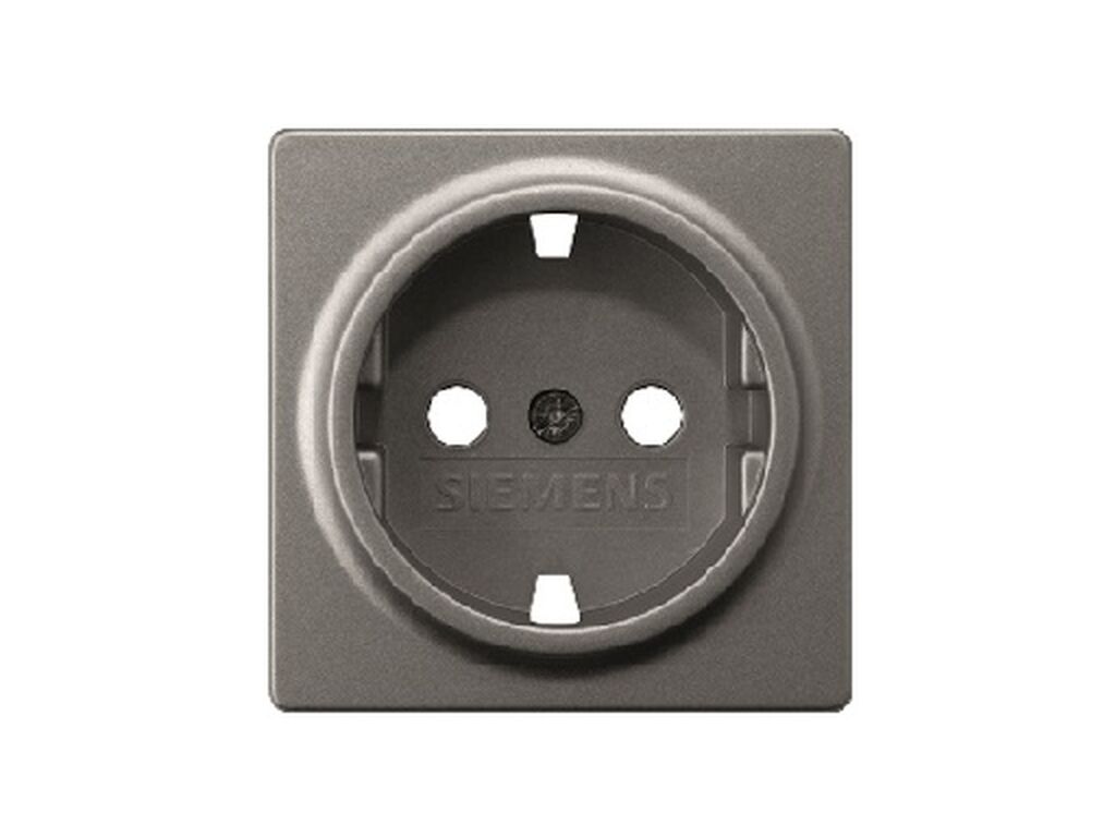 Miro, tapa Schuko para 18524, Carbono Metalizado