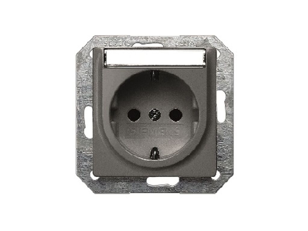 Miro, tapa Schuko, proteccion seguridad, etiqueta, carbon