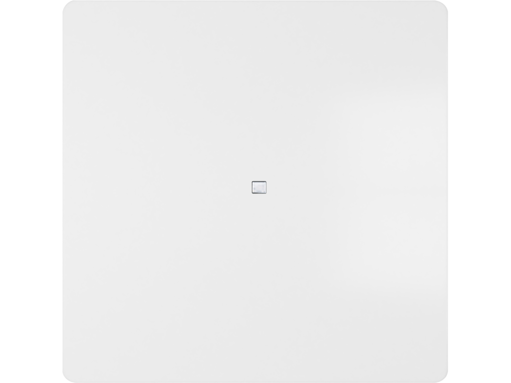 Miro, tecla simple con difusor, blanc mate