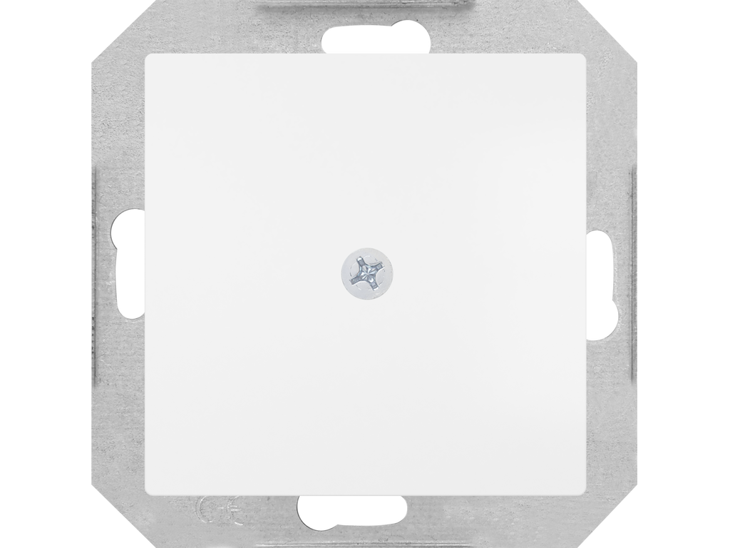 Miro, placa ciega, Blanco Mate