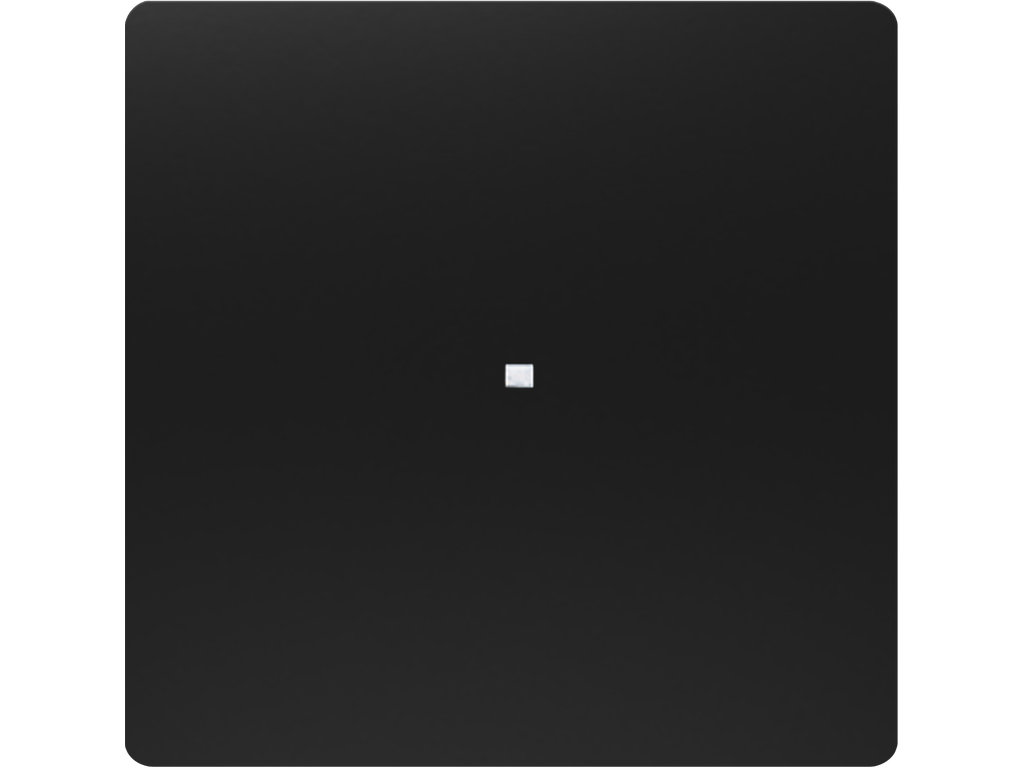 Miro, tecla simple con difusor, Negro Mate