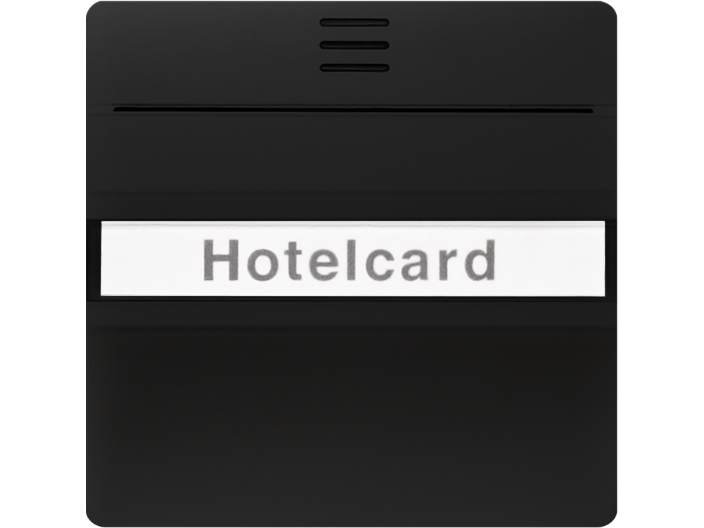 Miro, tarjetero hotel, Negro Mate